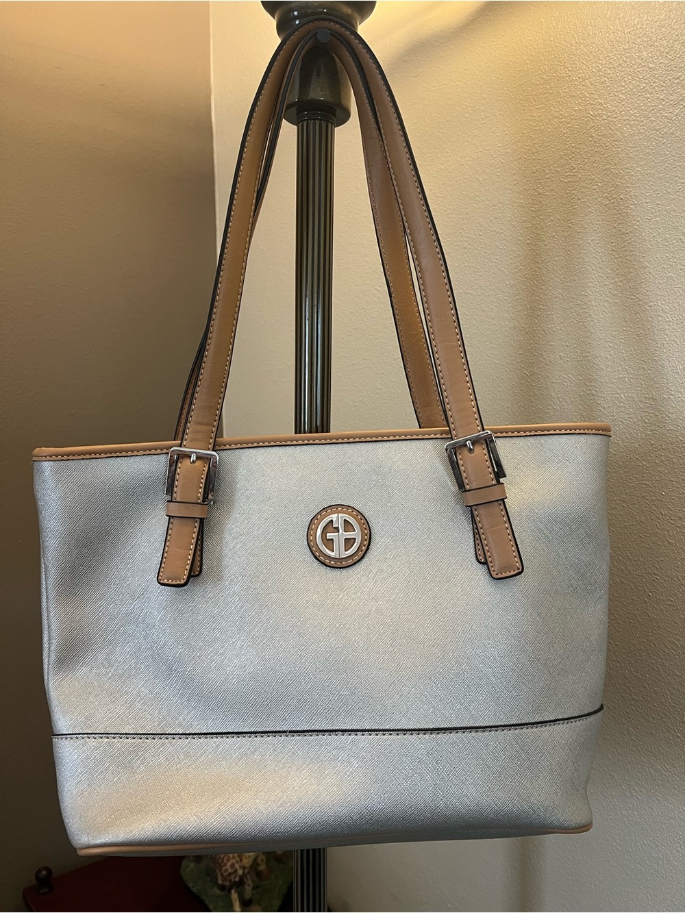 Giani Bernini Silver Tote